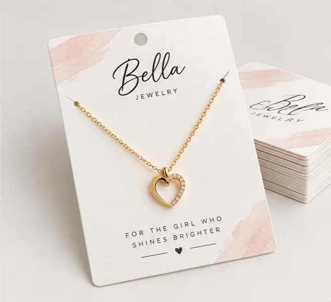 Custom Necklace Cards