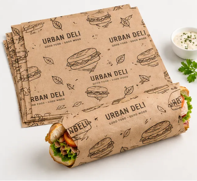 Custom Sandwich Wrap Paper