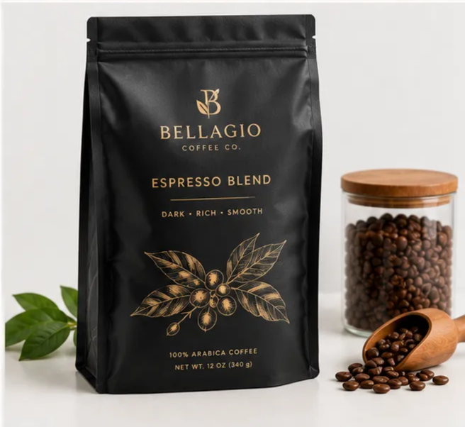 Custom Stand Up Coffee Bags