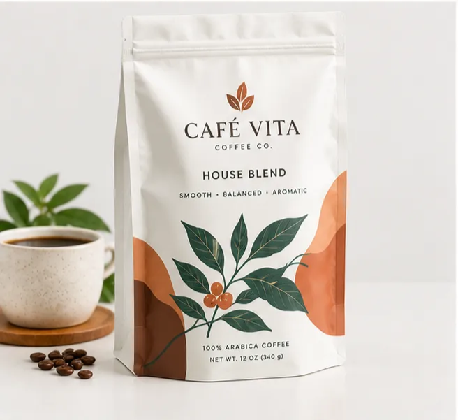 Custom Stand Up Coffee Bags