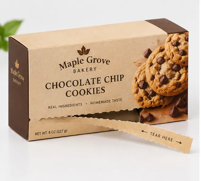 Custom Tear Strip Boxes