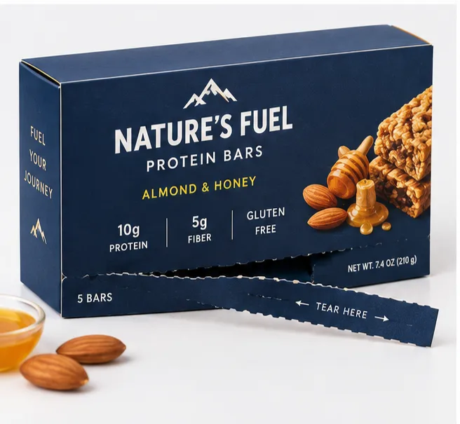 Custom Tear Strip Boxes