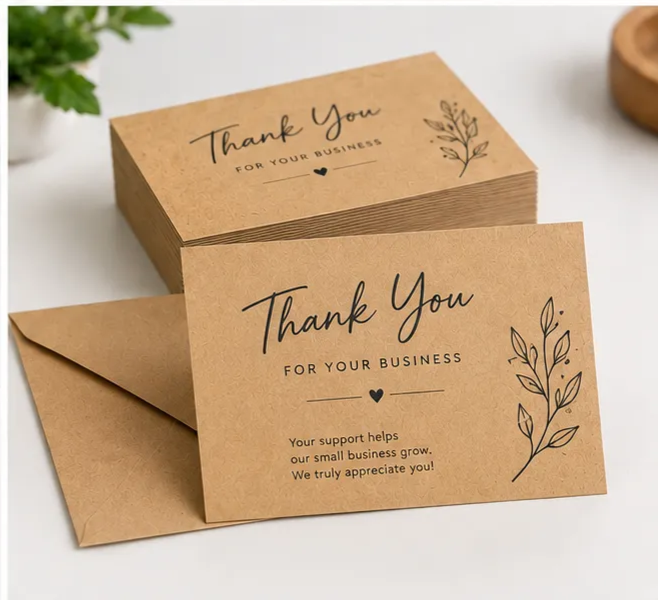 Custom Business Thank You Cards