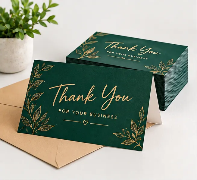 Custom Business Thank You Cards