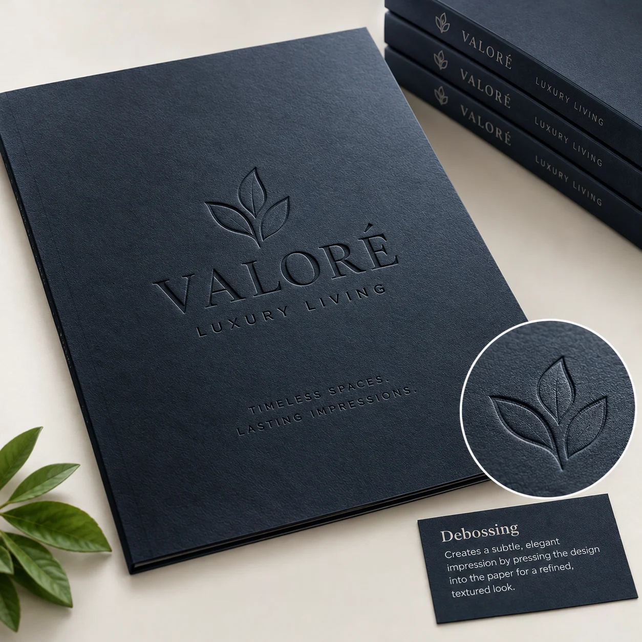 Debossing for custom packaging boxes