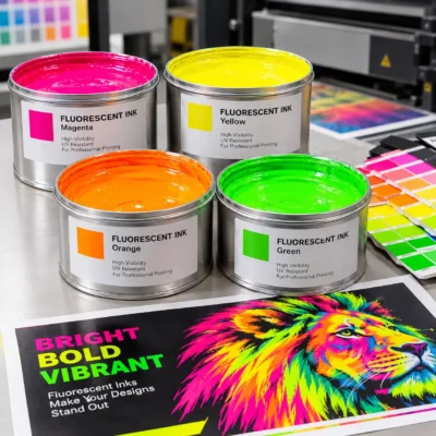 Fluorescent Inks for custom packaging boxes