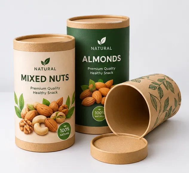 Custom Food Grade Paper Tubes