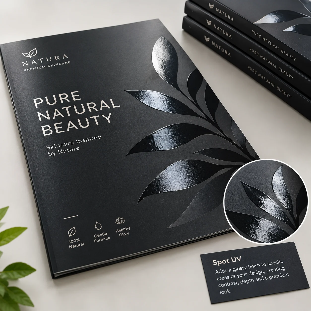 Spot UV for custom packaging boxes