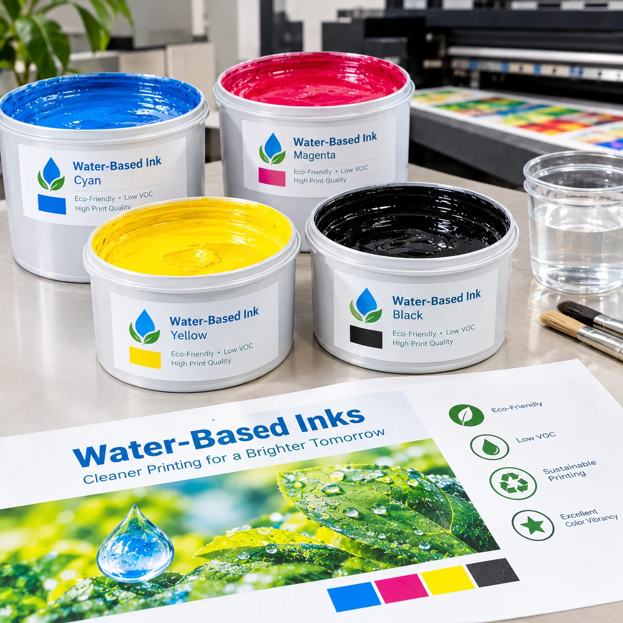 Water-Based Inks for custom packaging boxes